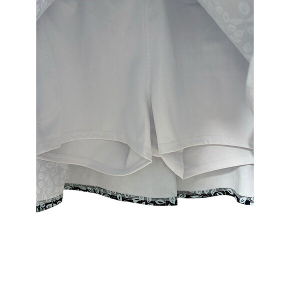 LouKeith Skort Women's Medium Floral Blue Activewear with Pocket - Picture 4 of 10